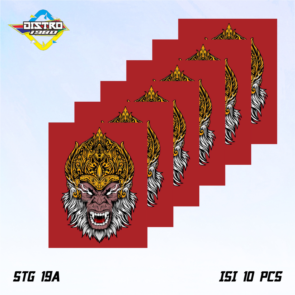 

ISI 10 PCS STIKER IKS.PI KERA SAKTI STG 19A ANTI AIR BAHAN VINYL (STG 19)