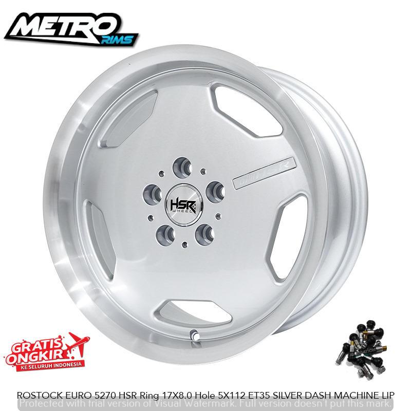 velg celong classic euro ring 17x8 silver polish untuk mobil mercy W202 W203 W204 BMW G21 HSR R17