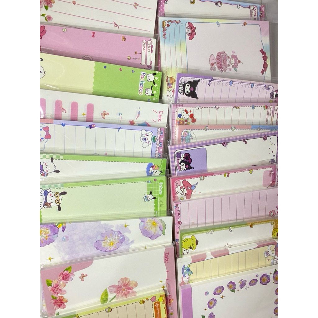 

Memo pad Kertas Note (non sticky) Isi 50 Lembar ukuran A6 kertas catatan Memo pad gambar dan karakter lucu dan gemas