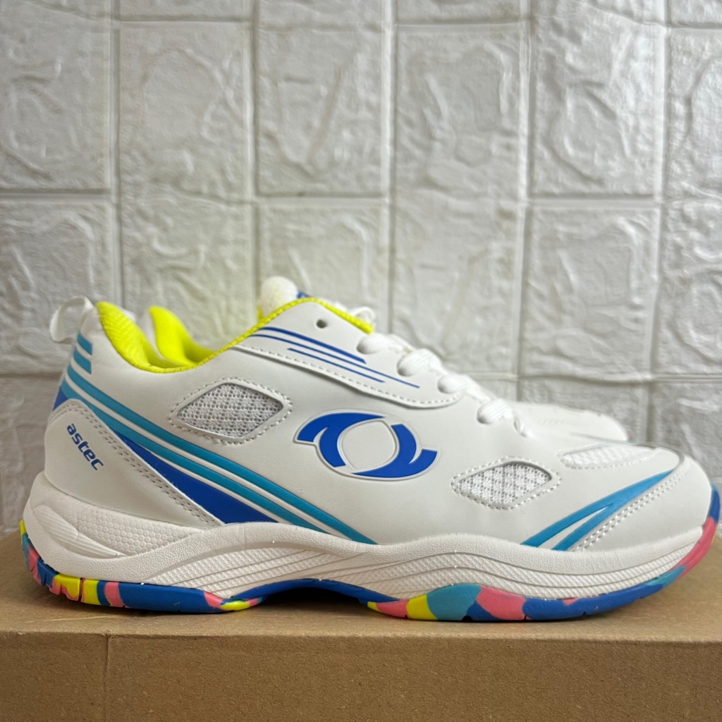 SEPATU ASTEC PRIA ASTEC BARCELONA 92 BADMINTON WHITE MAN BULUTANGKIS OLAHRAGA SNEAKERS COD ORIGINAL