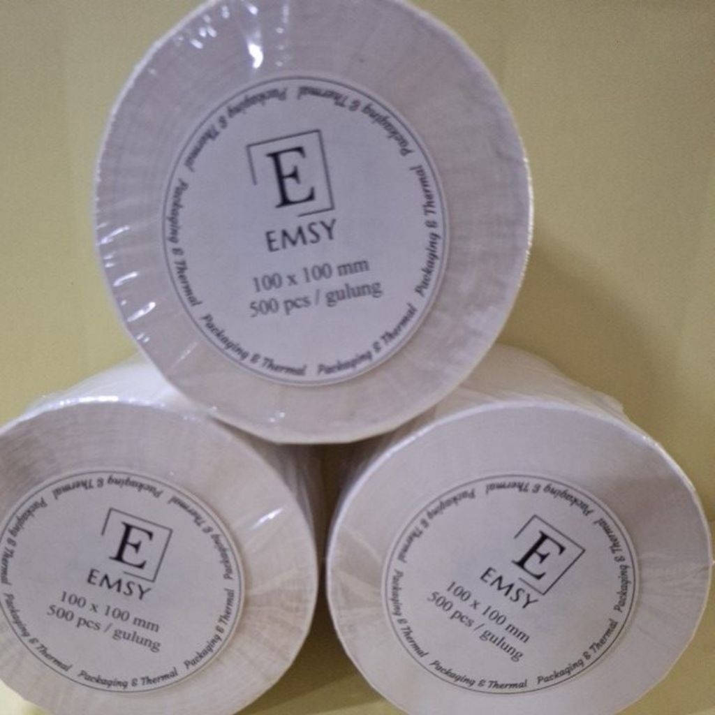 

kertas thermal EMSY 100x100 (500 pcs)