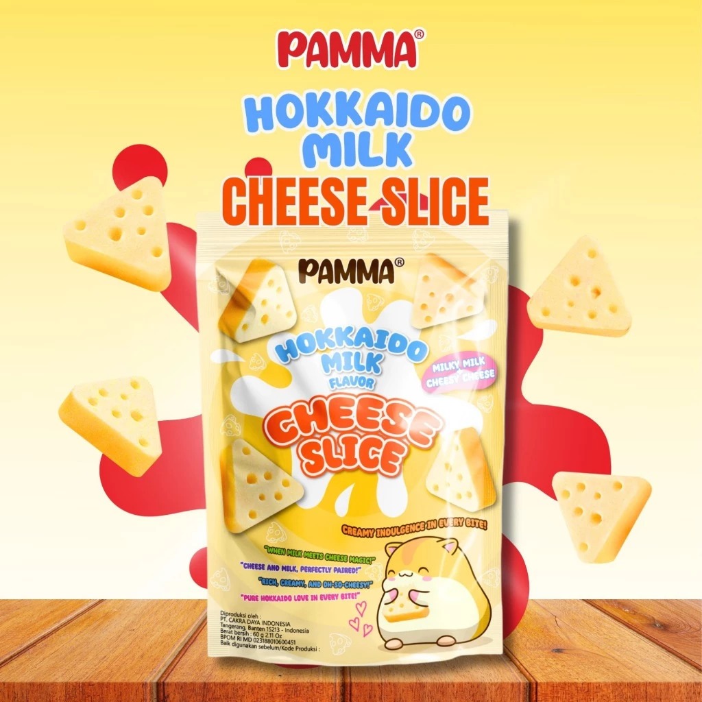 

Pamma Hokkaido Milk Flavor Cheese Slice 60g