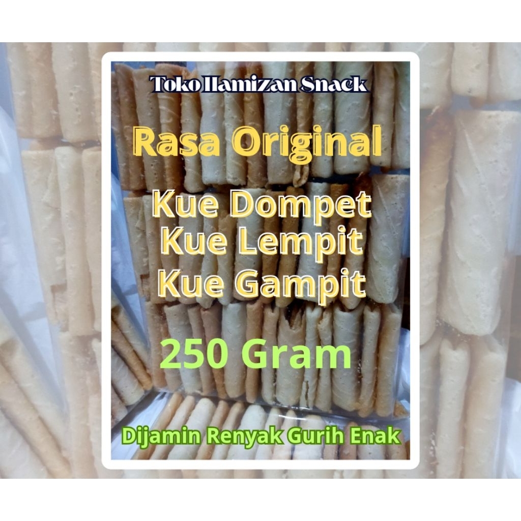 

Roti Dompet, Roti Lempit, Roti Gampit 250gram Rasa Original