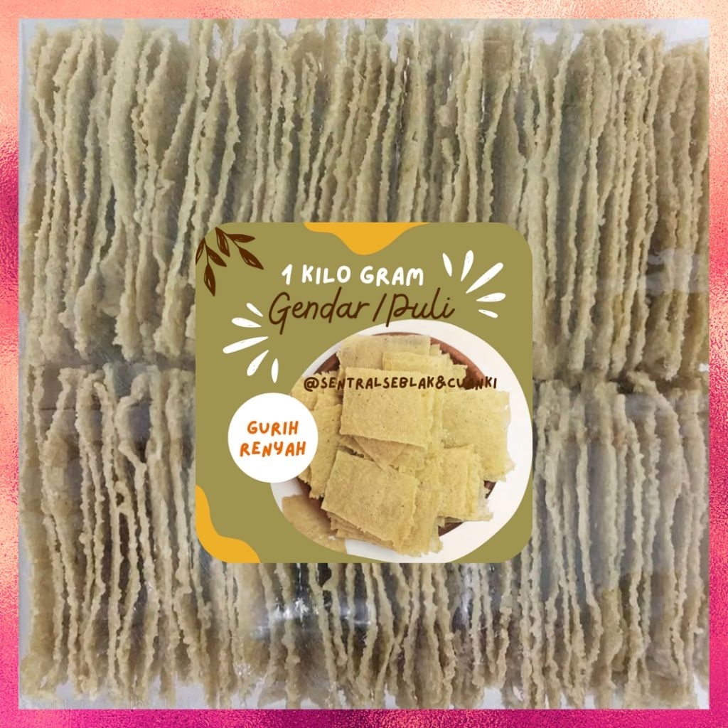 

Gendar/Puli/karak mentah 1 kg free kardus packing