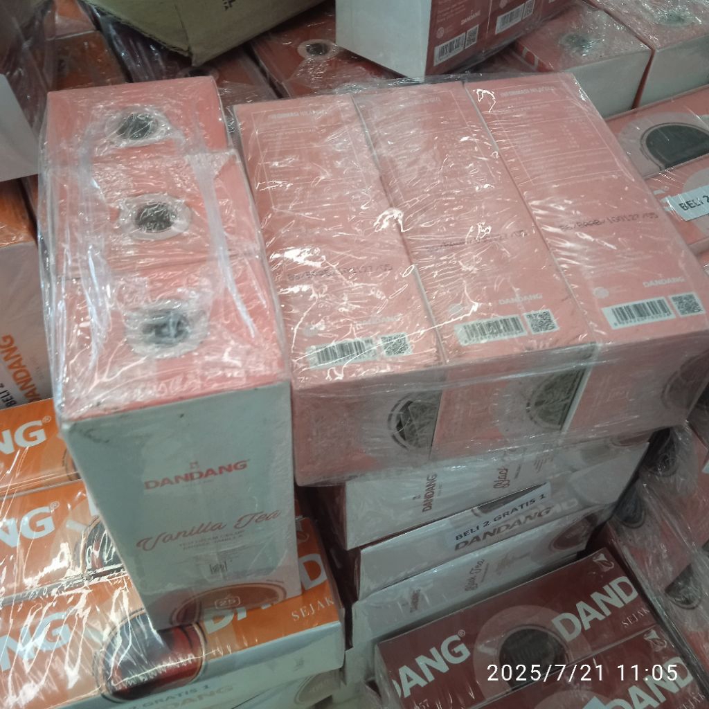 

6 box teh celup dandang rasa vanilla
