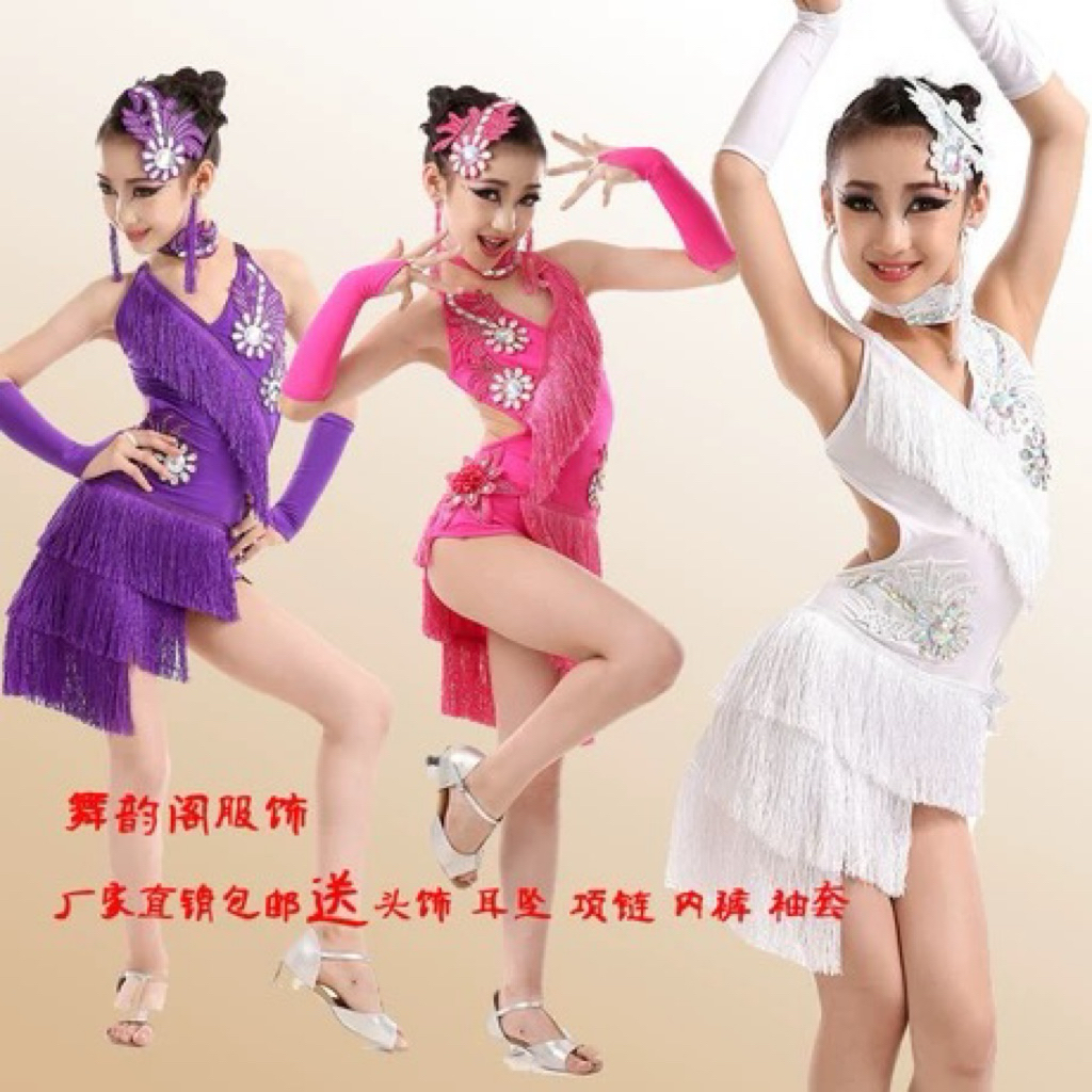 RSL03 Kostum Dansa Latin , Latin Dress, Latin Dance wear