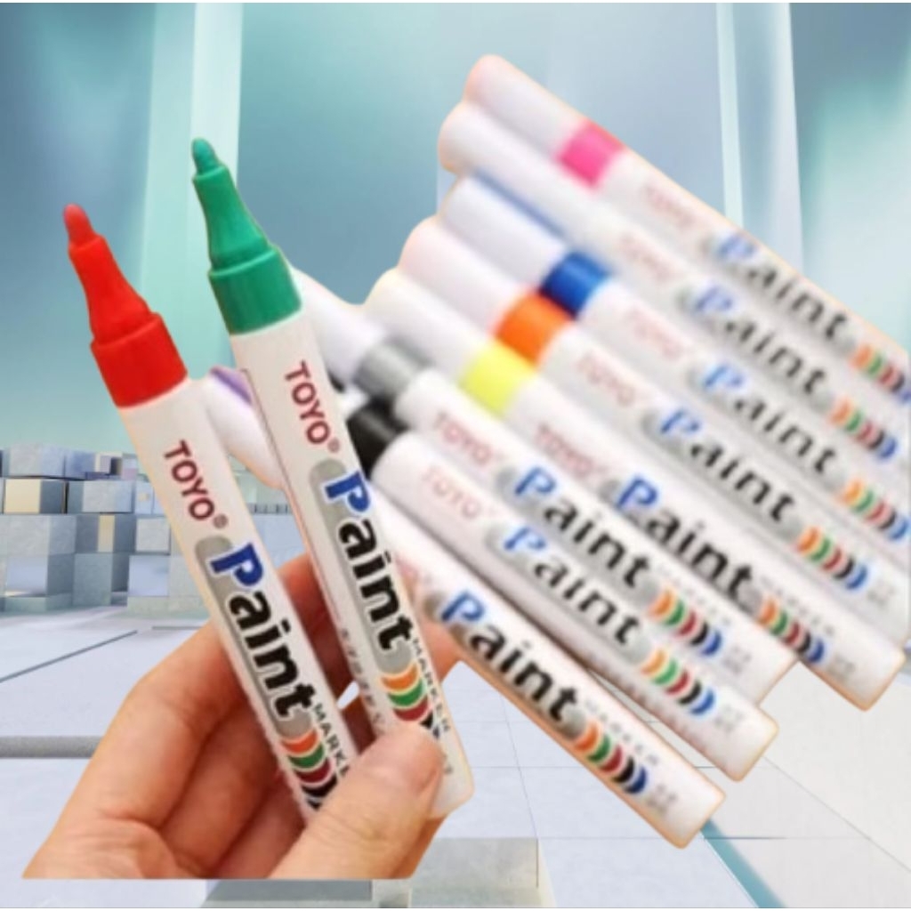 

TERMURAH Spidol Ban Anti Air Warna-warni Ban Mobil Jejak Ban Permanen Spidol Cat CET Grafiti Spidol