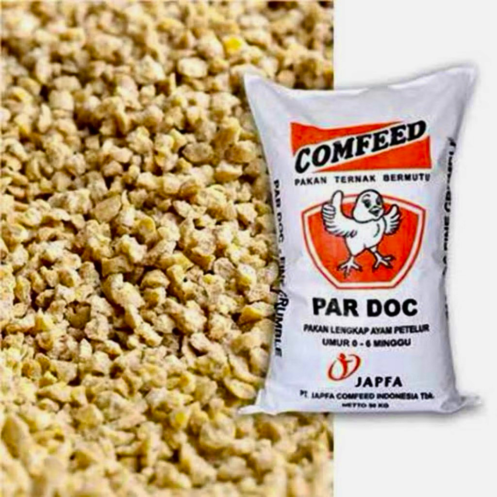 Pakan Ayam Petelur lengkap PAR DOC japfa comfeed 1kg Khusus Fase Awal Usia 0-6 minggu .Pakan lengkap