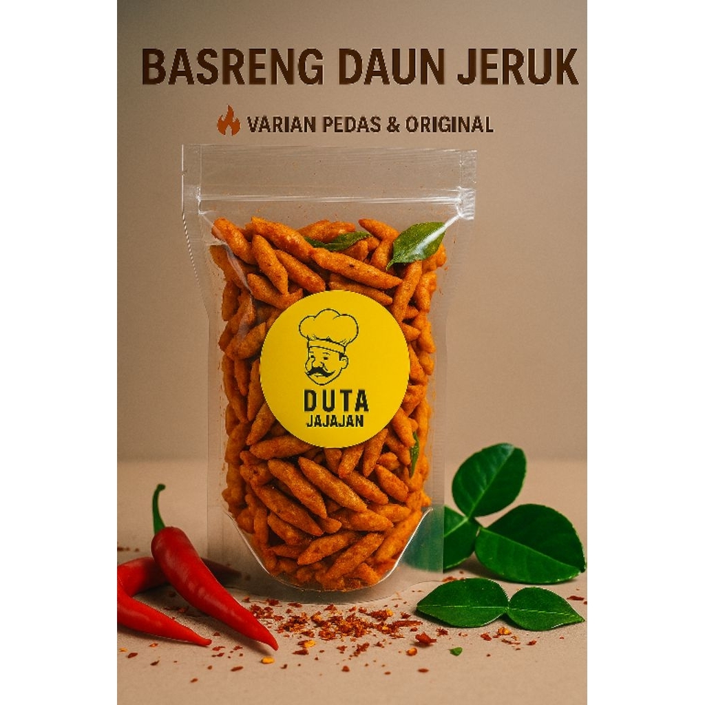 

Basreng Daun Jeruk 1kg / Basreng Stik Pedas 1Kg