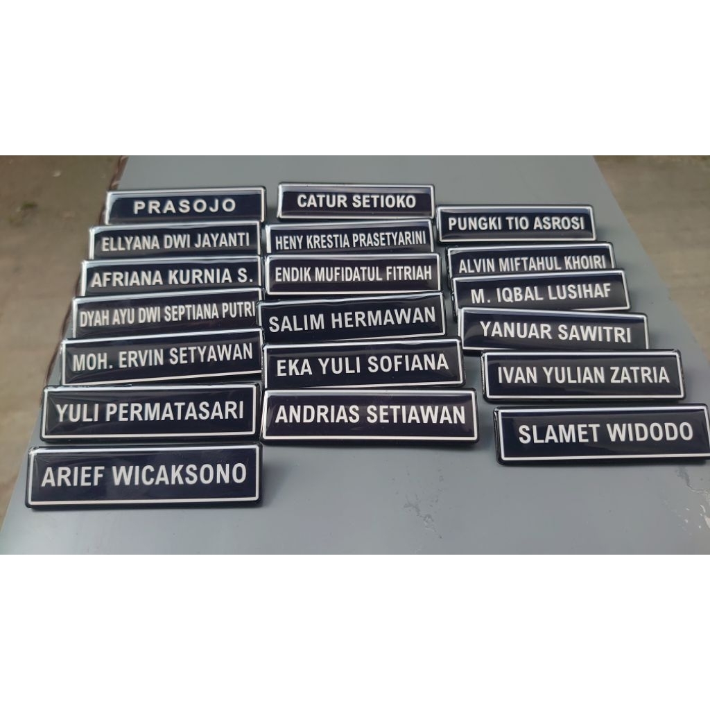 

Name Tag/Nama Dada free desain