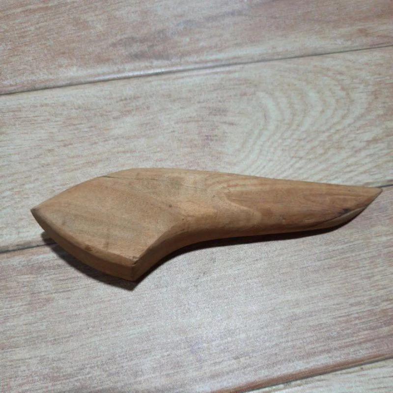 Cobek/Coet Karakter Love Asli Kayu Free Muntu/Ulekannya