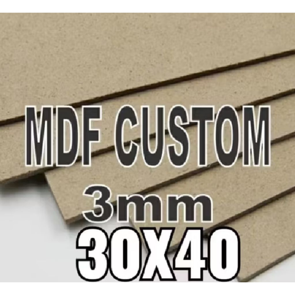 

Papan kayu Mdf .. kualitas bagus...30x40cm x 3mm.