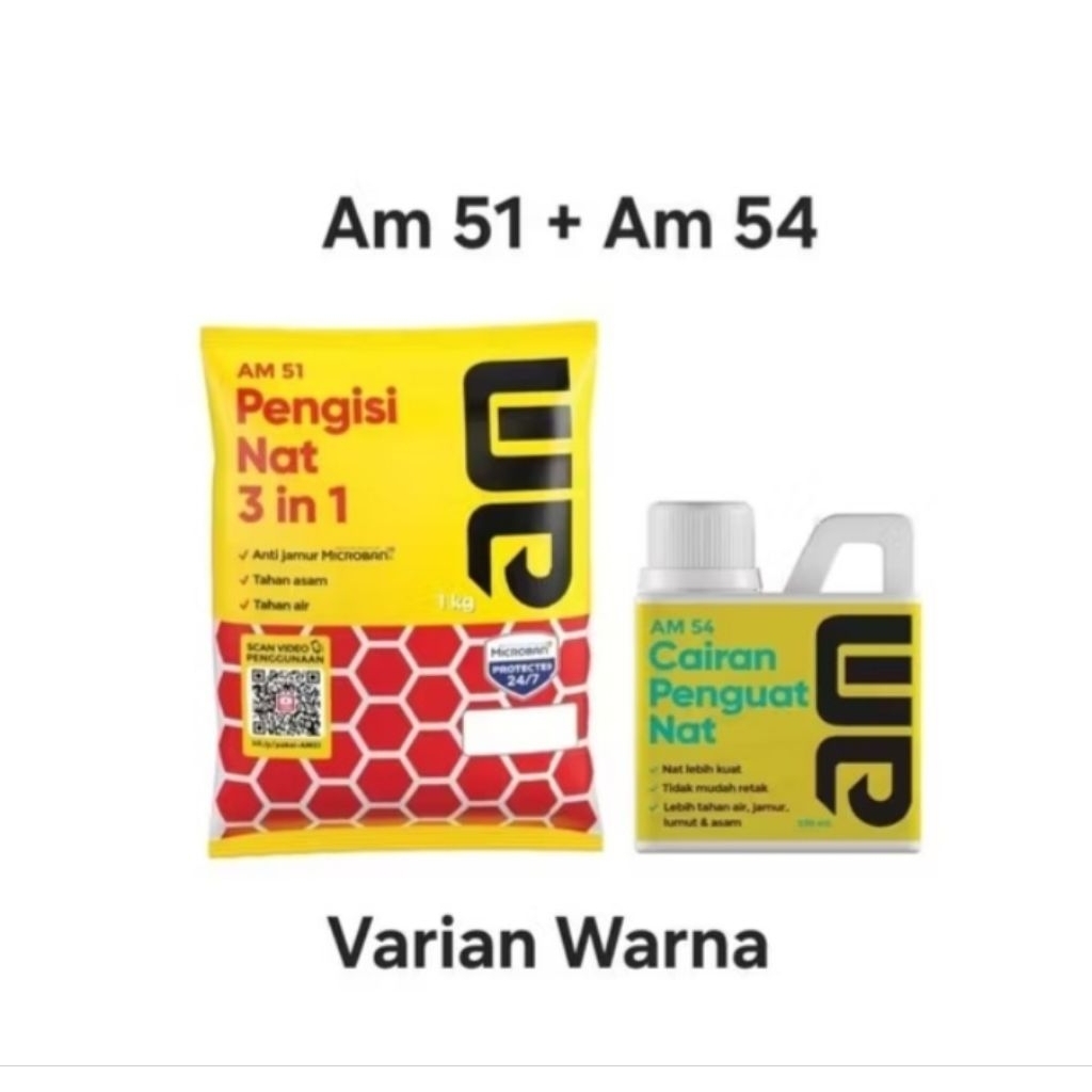 Am 51 Pengisi Nat + Am 54 Cairan Penguat Nat