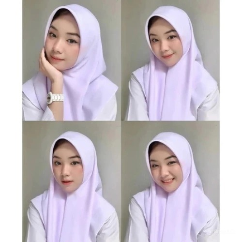 JILBAB SEKOLAH // Hijab PARIS PREMIUM Katun // Paris Premium Voal // Segi Empat Jilbab Paris VOAL po
