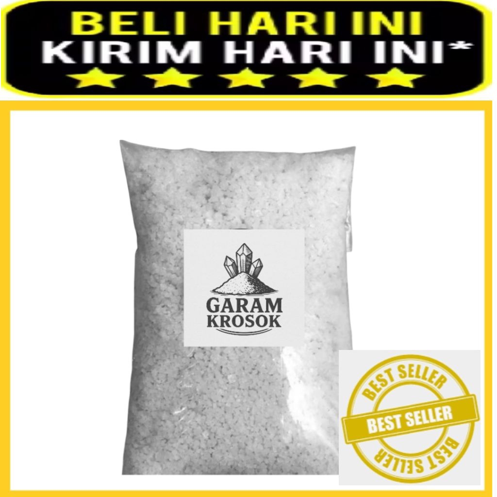 

GARAM KASAR Garam Krosok 100% Asli langsung dari petani garam garam ikan garam mandi
