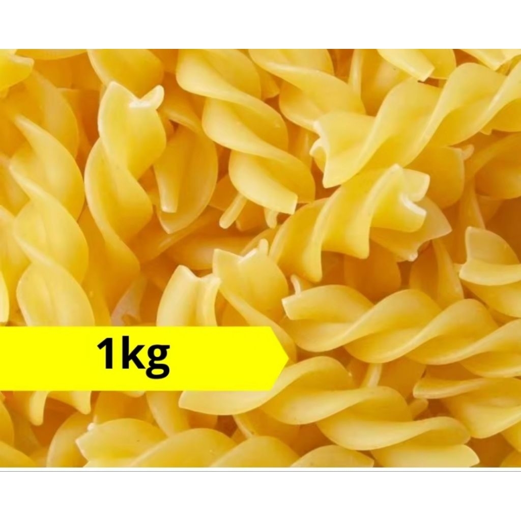 

makaroni spiral mentah kemasan 1kg