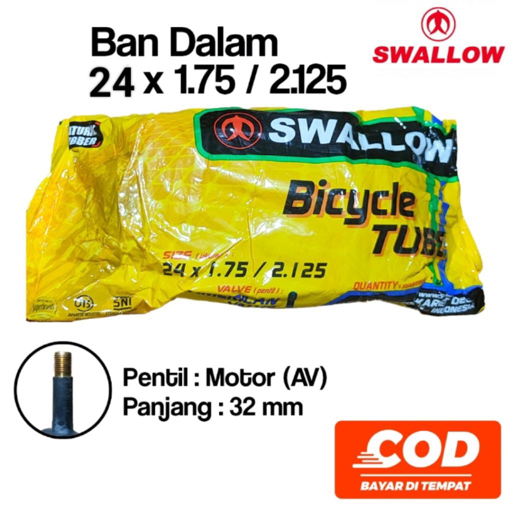 Ban dalam sepeda  24X 1.75 / 2.125