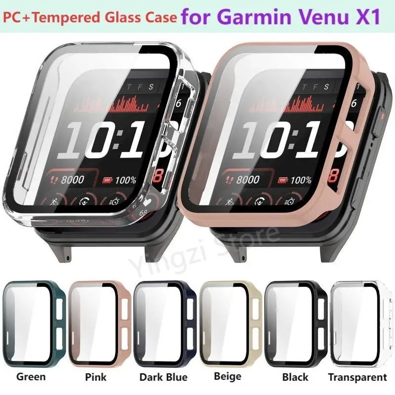 Case Garmin Venu X1 2in1 / Bumper Case Anti Gores Tempered Glass Garmin Venu X1