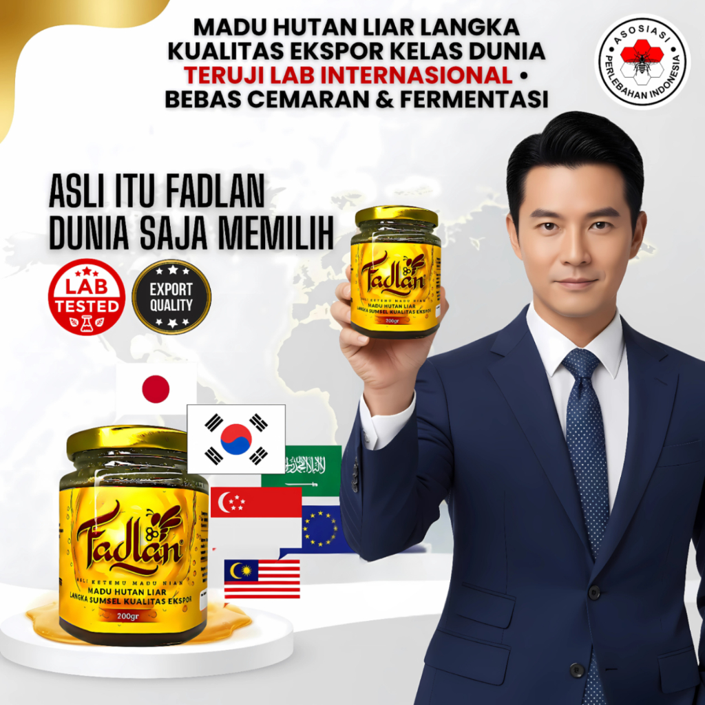 

Madu Hutan Kelas Dunia - Teruji Lab Internasional, Bebas Cemaran & Fermentasi, Asli Murni Multiflora