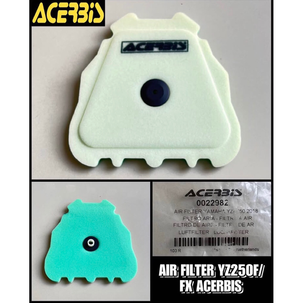 air filter yz 250f/fx acerbis
