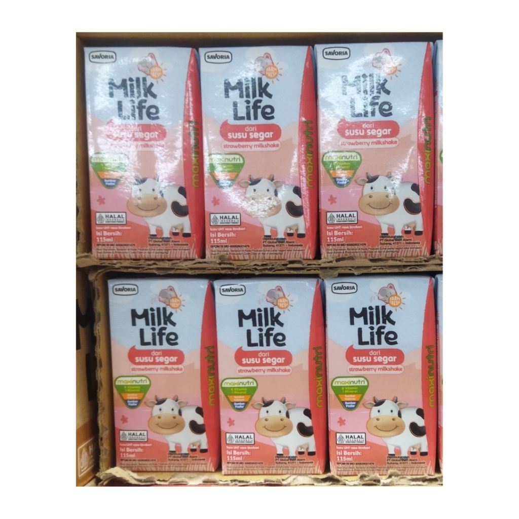 

MILK LIFE UHT STAWBERRY 115ML ISI 5 PCS