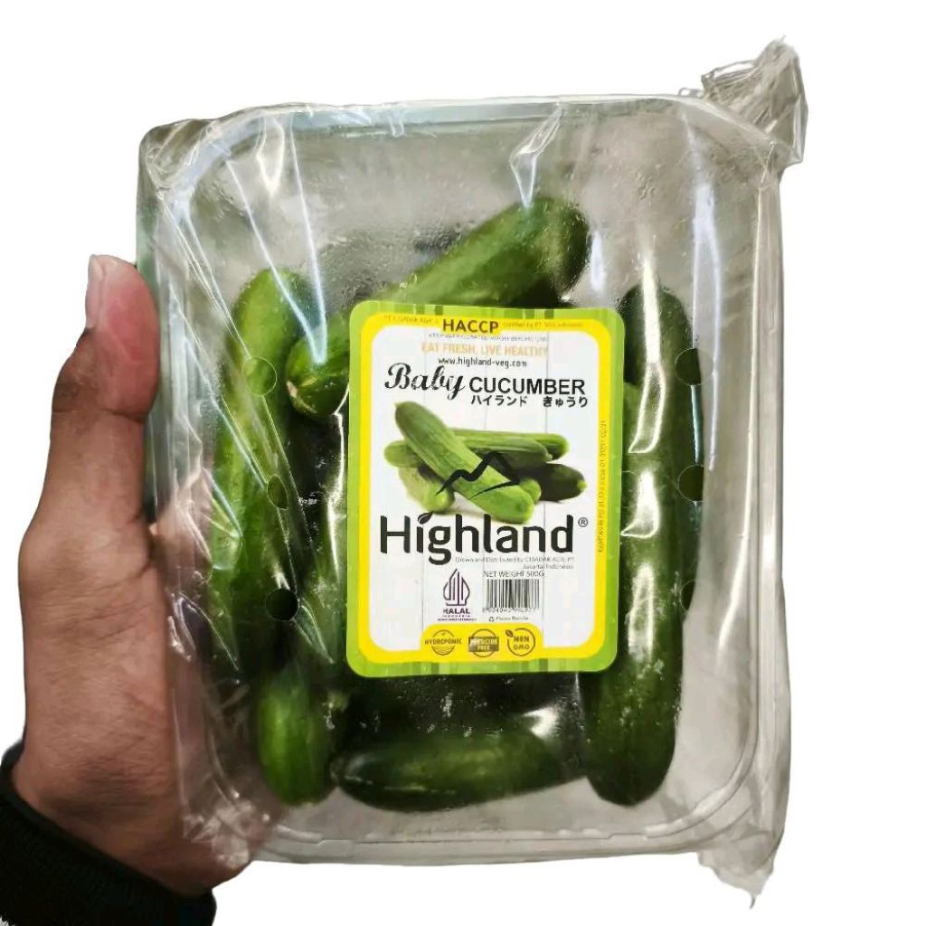

Highland baby cucumber fresh super segar -+500 gram