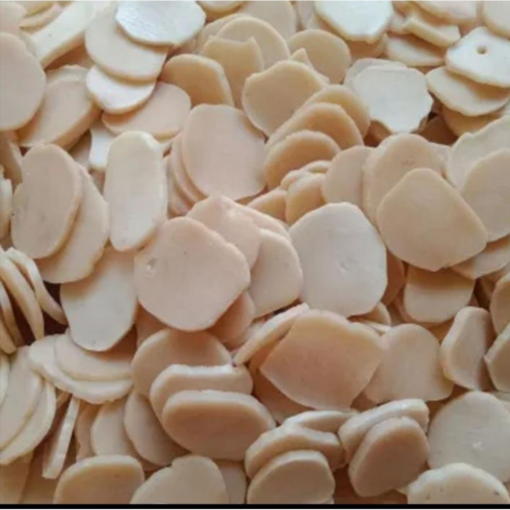 

KERUPUK AMPLANG IKAN TENGGIRI MENTAH SIAP GORENG TANOA DIJEMUR