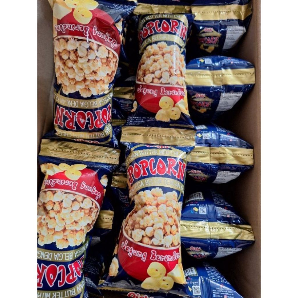 

Oishi Brondong Jagung Renceng isi 10 Pcs Cemilan Berondong Popcorn Caramel