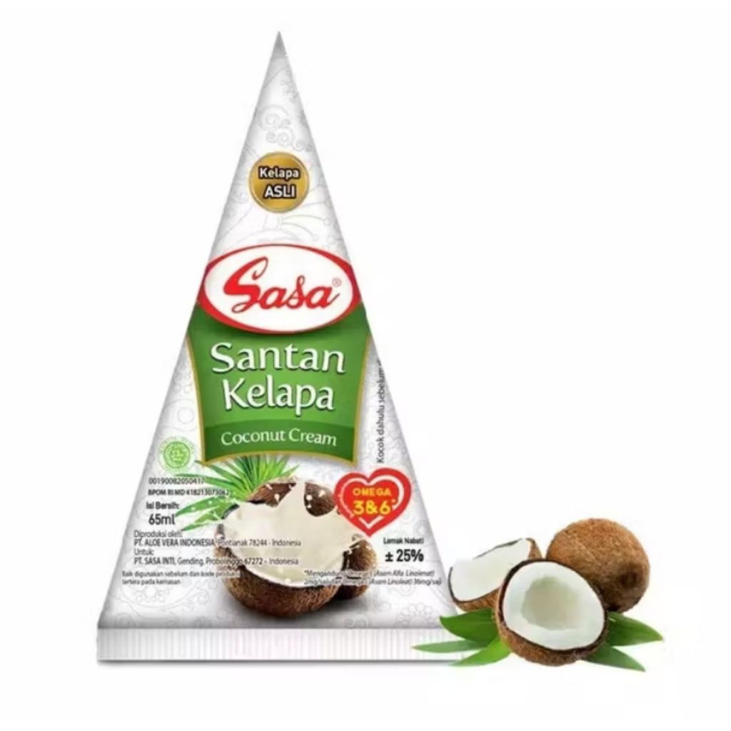 

Sasa santan cair 65ml Santan kelapa