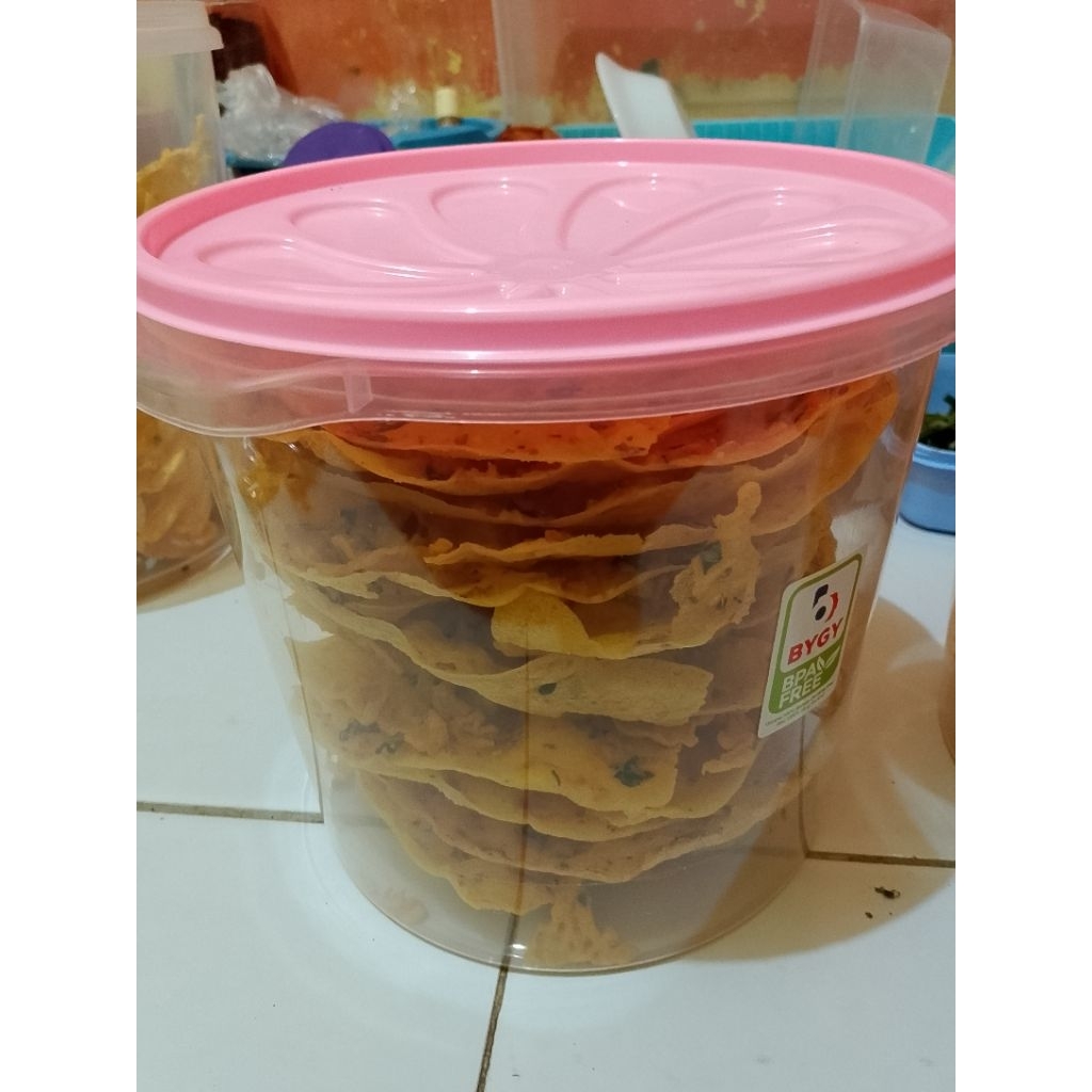 

Peyek Renyah Toples 3 liter