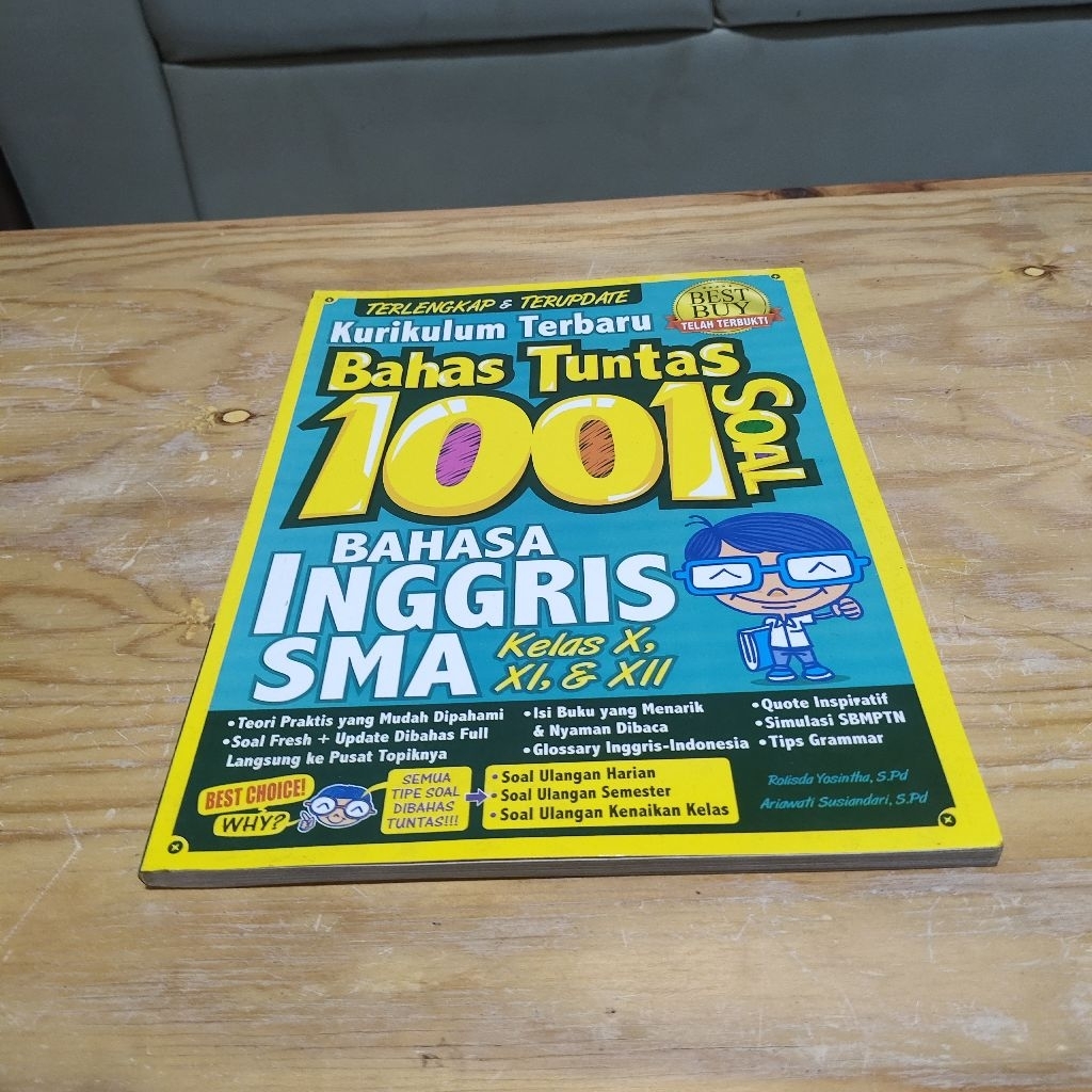 Buku Kurikulum Terbaru Bahas Tuntas 1001 Soal Bahasa Inggris SMA