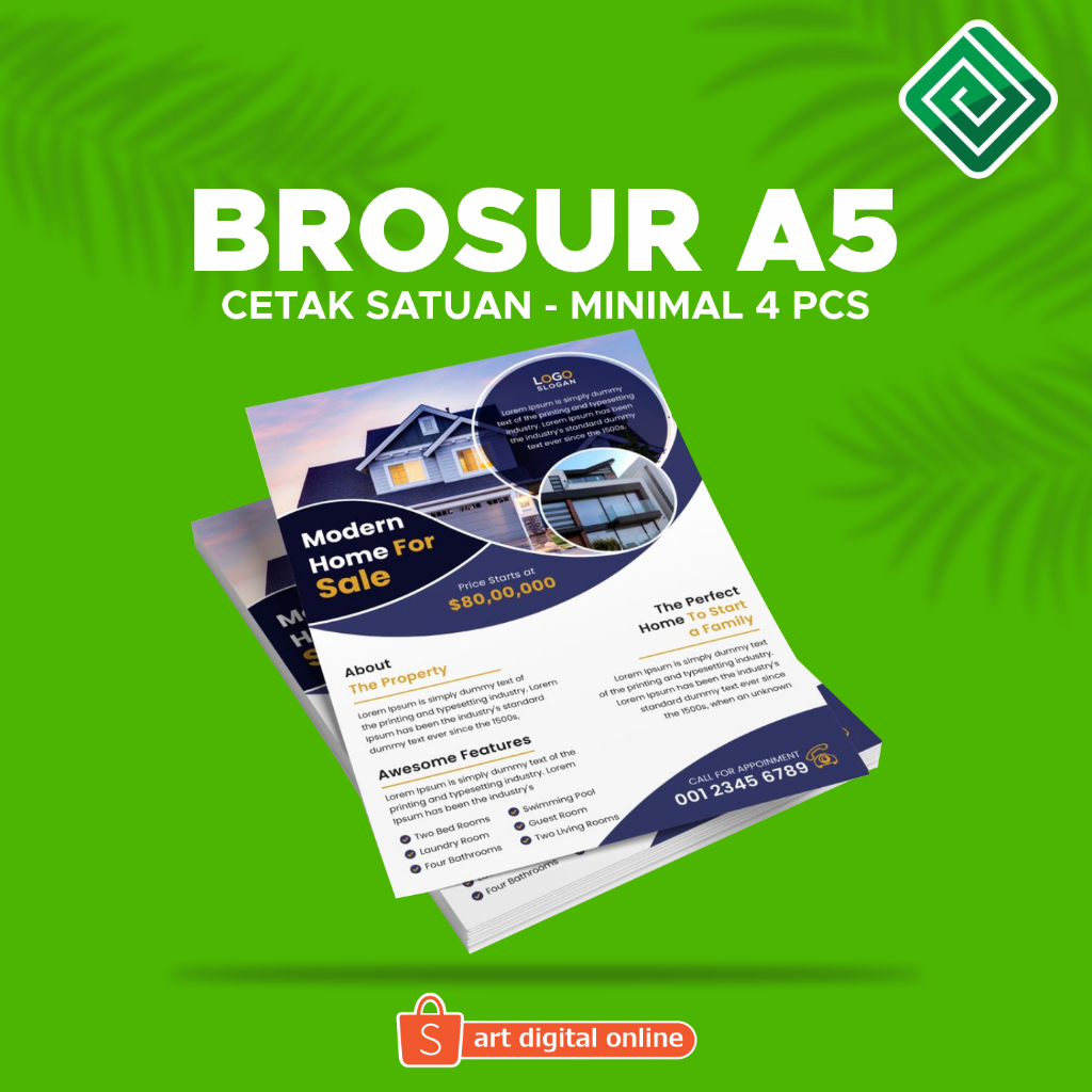 

BROSUR A5 CETAK SATUAN 120gsm