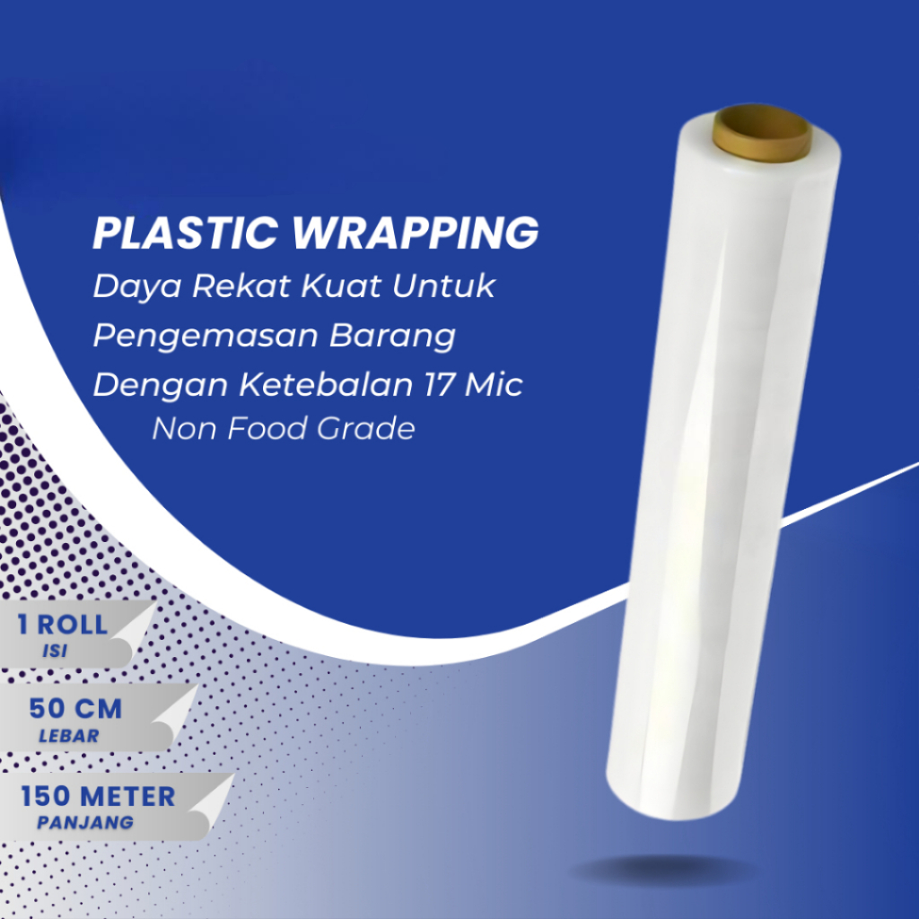 

Plastik Wrapping 50cm/Stretch Film/150m/17micron