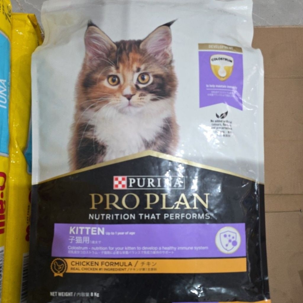 proplan 8kg kitten chicken formula makanan kucing