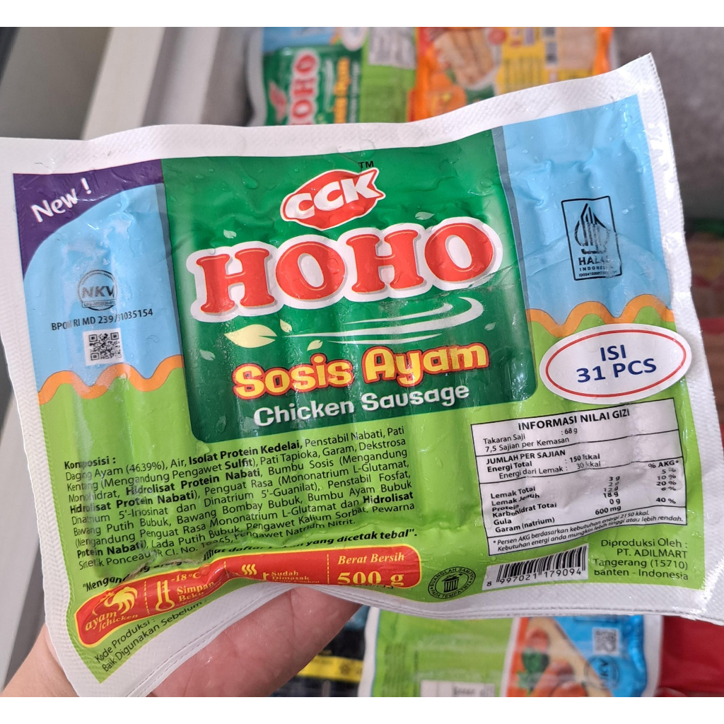 

HOHO Sosis Ayam isi 31 & 44 Pcs