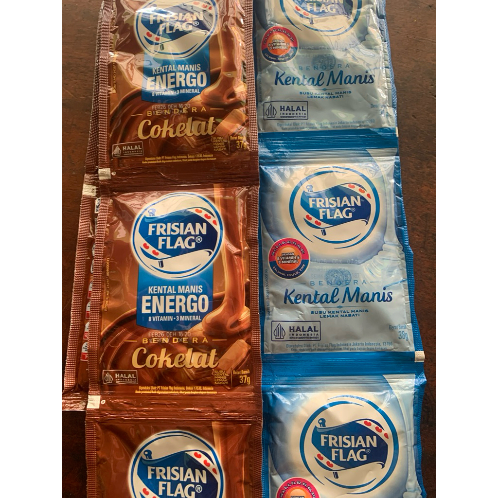 

susu frisian flag kental manis susu bendera sachet