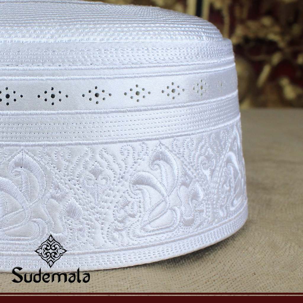 Songkok Sudemala/ Songkok Haji Putih PB 369P / Kopyah/ Peci