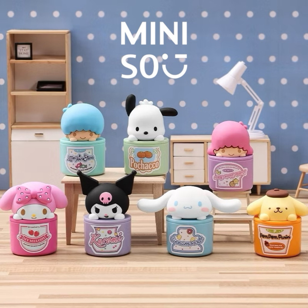 Sanrio Characters Container Blind Box Miniso Sanrio Licensed (Selected)