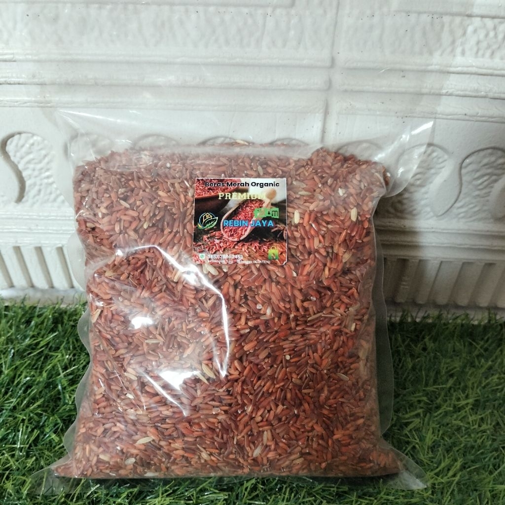 

Beras Delanggu Merah Organic Asli Delanggu langsung petani Untuk Diet GYM Diabetes Kesehatan kaya Vitamin