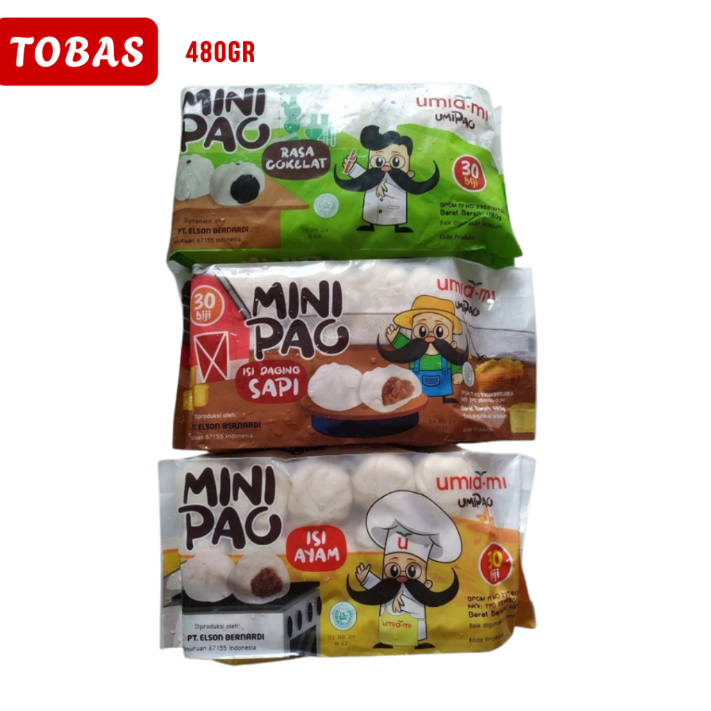 

Umia-mi Minipao 480g (isi 30) Cokelat - Ayam - Daging / Minipao Ayam Isi 30 Frozen Food