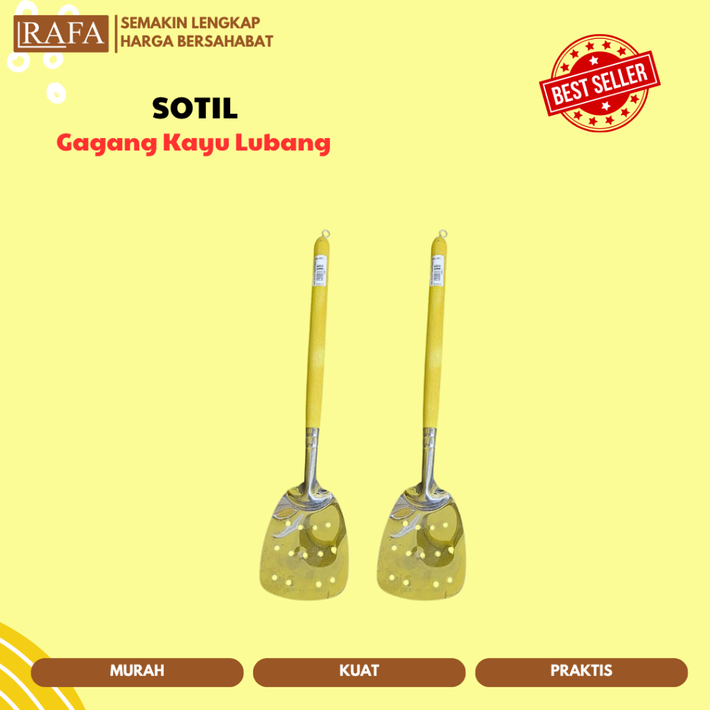 RAFA | Sotil Gagang Kayu Lubang Murah - Sodet Lubang