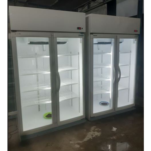 SECOND/BEKAS SHOWCASE 2 PINTU PANASONIC/KULKAS KACA 2 PINTU