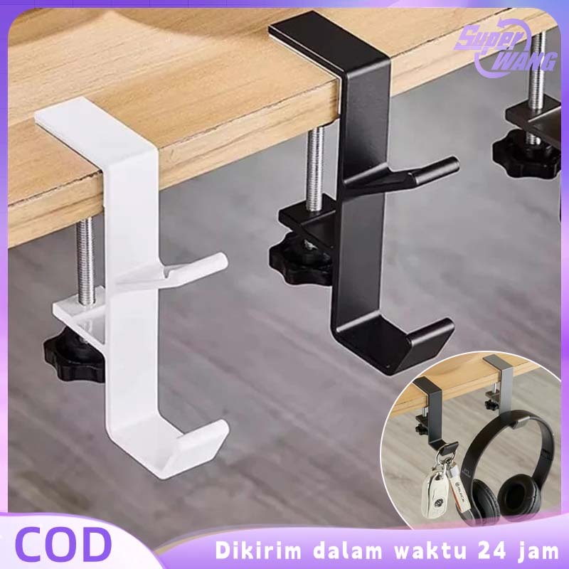 Gantungan Meja Kerja Portable Gantungan Bawah Meja Adjustable Cantolan Tas Di Meja Gantungan Tas Mej