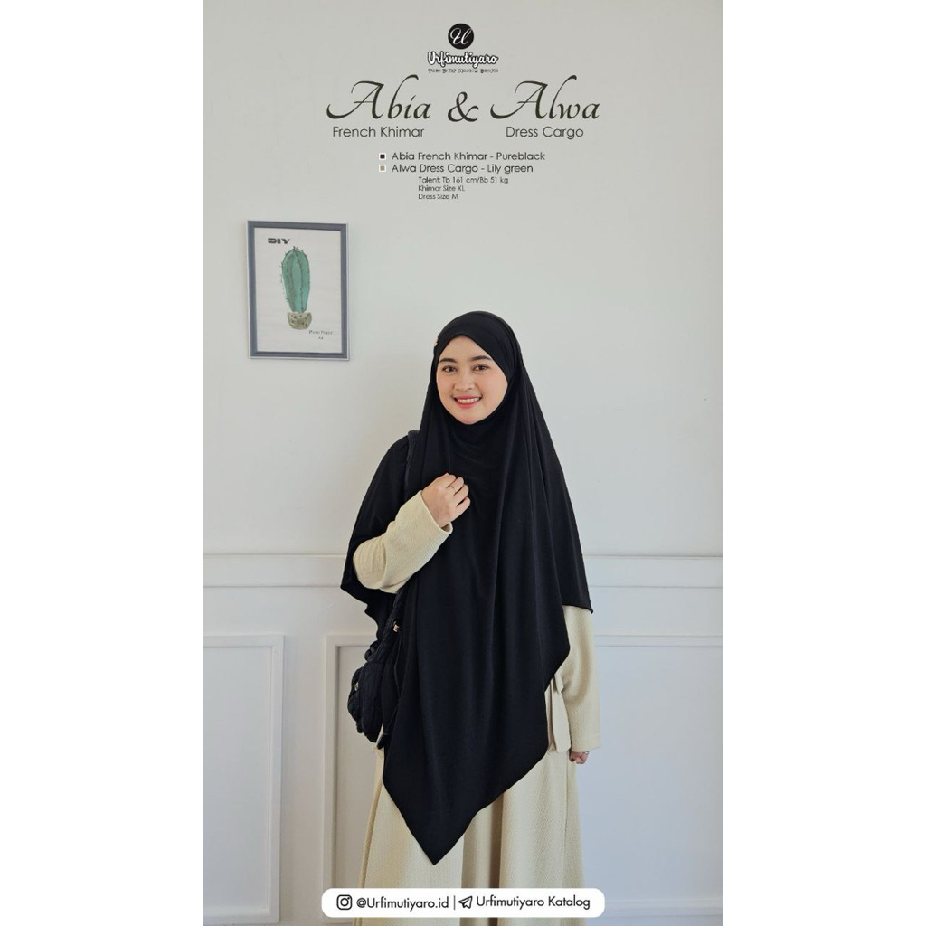 READY STOK || ABIA FRENCH KHIMAR URFIMUTIYARO || FRENCH KHIMAR JERSEY || KHIMAR JERSEY