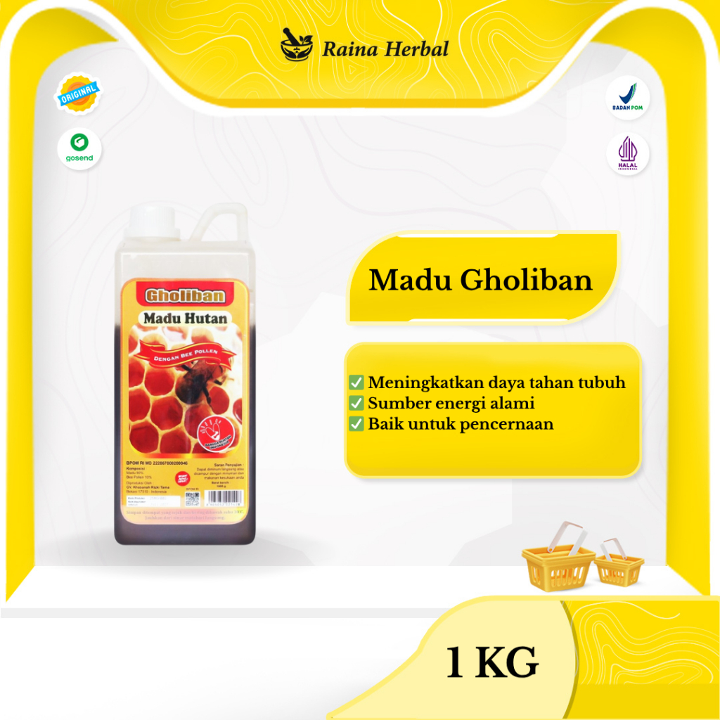 

Madu Gholiban 1KG - Madu Hutan KLM Kalimantan 1Kg