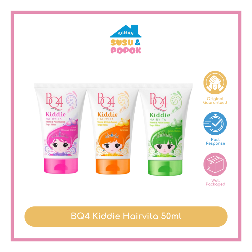 BQ4 Kiddie Hairvita | Vitamin Rambut Anak 50ml