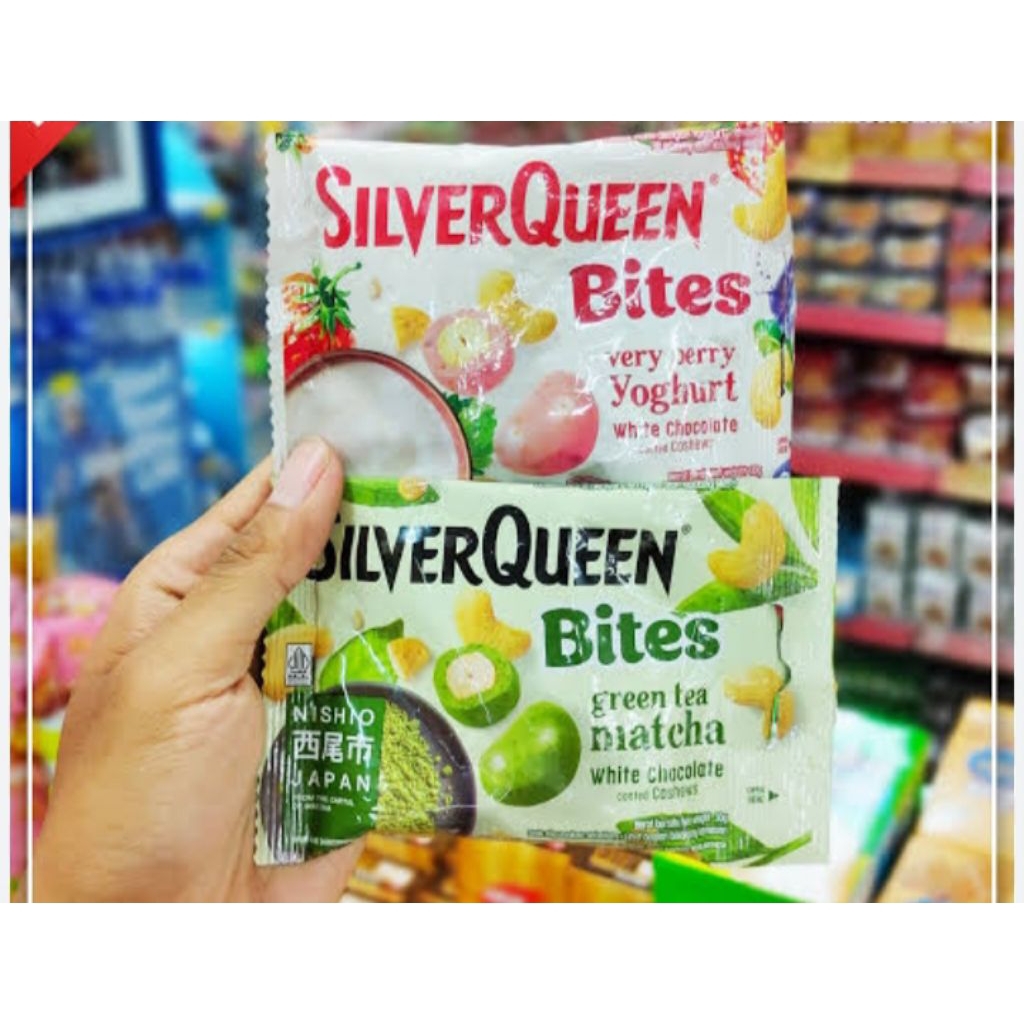 

Silverqueen Bites Very Bery Yogurt /Silverqueen Bites Matcha 30gr