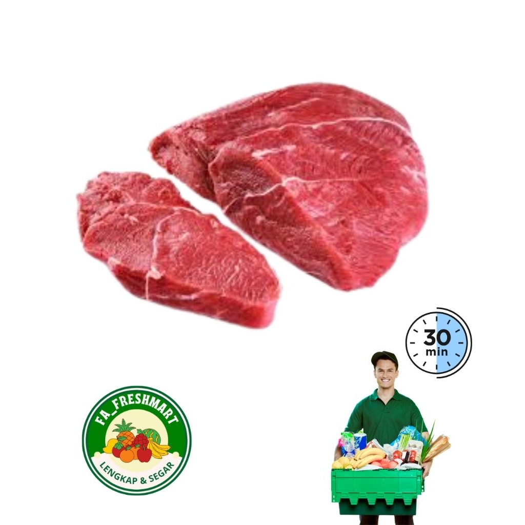 

daging sapi segar premium (tanpa lemak)