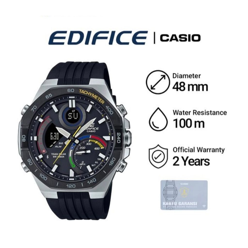 Casio Edifice ECB-900MP-1A / ECB-900MP-1ADF Jam Tangan Pria Original