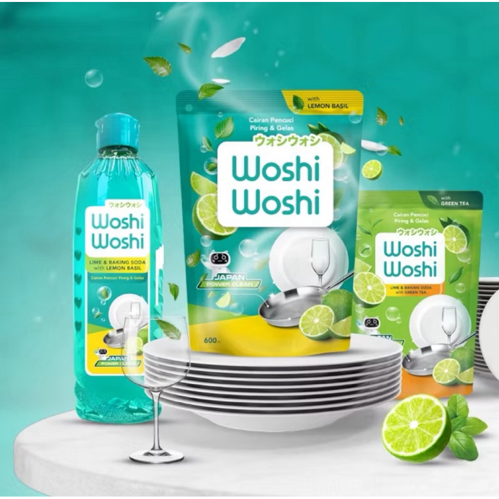 1 BKS Sabun Cuci piring Woshi Woshi  75ml